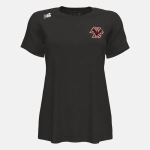 New Balance NB Korta Sleeve Tech Tee(Boston College) T-shirt Dam Svarta | NB302CXH