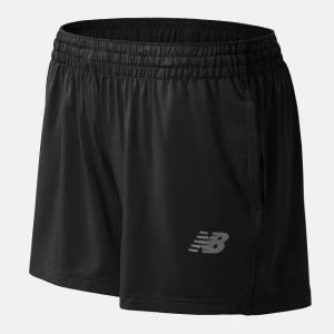 New Balance NB Tech Shorts Dam Svarta | NB028QUK