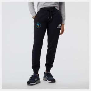 New Balance NYC Marathon NB Essentials French Terry Sweatpant Byxor Dam Svarta | NB902YQI