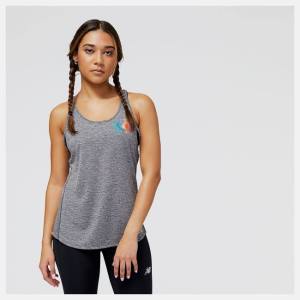 New Balance Printed Impact Run Tank T-shirt Dam Svarta Olika Färger | NB408NLA