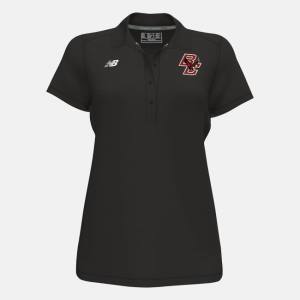 New Balance Tech Polo(Boston College) T-shirt Dam Svarta | NB240SEQ