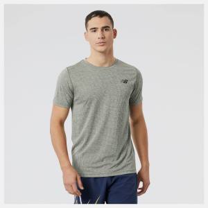 New Balance Tenacity Tee T-shirt Herr Mörkolivgröna Gröna | NB156QCM