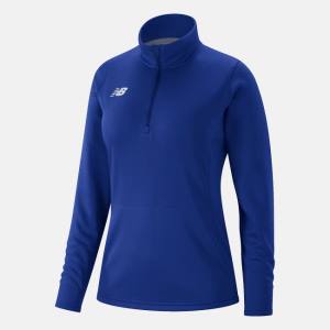 New Balance Thermal Half Zip T-shirt Dam Kungsblått | NB820JZR