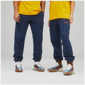 New Balance Uni-ssentials French Terry Sweatpant Byxor Herr Beige Indigo | NB541RBI