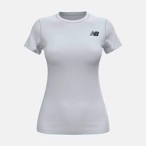 New Balance W Baselayer Korta Sleeve Top T-shirt Dam Vita | NB851PJF