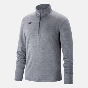 New Balance Youth Thermal Half Zip Tröjor Barn Grå | NB076JXY