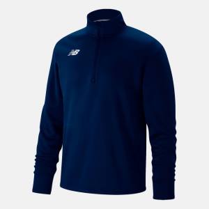 New Balance Youth Thermal Half Zip Tröjor Barn Marinblå | NB194JYE